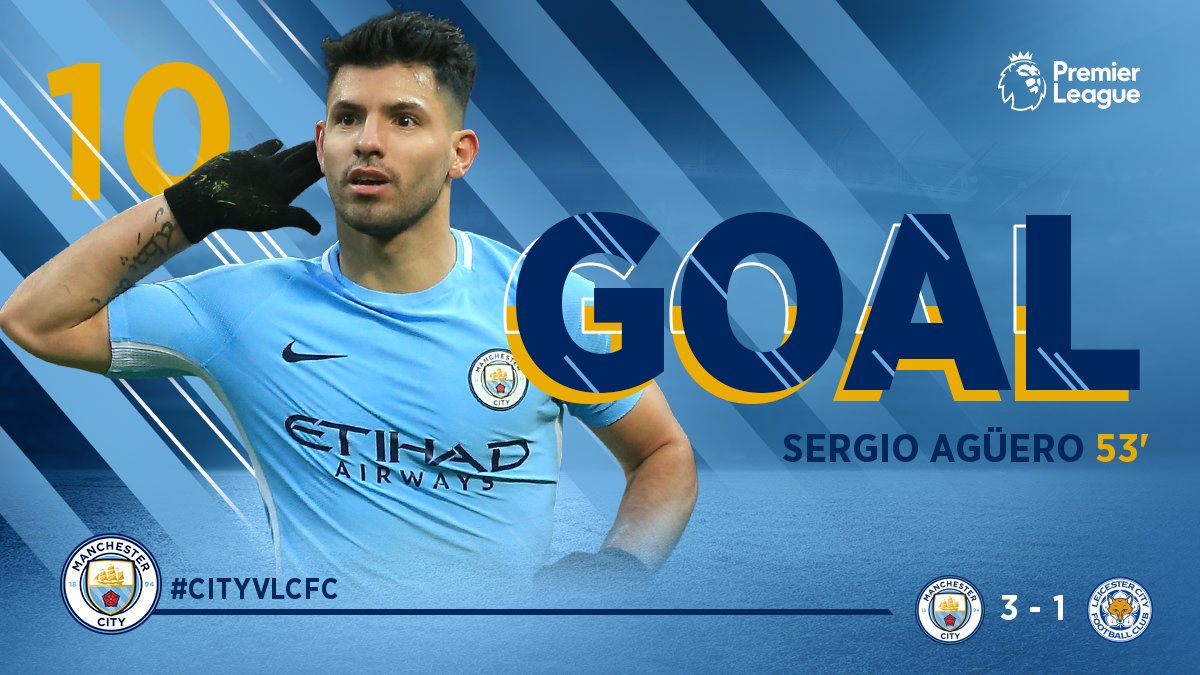 GIF：德布劳内助攻戴帽，阿圭罗再下一城