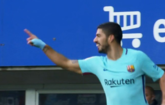 GIF：梅西妙传助苏亚雷斯破门，巴萨1-0领先