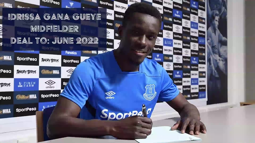 官方：埃弗顿与中场盖耶完成续约至2022年