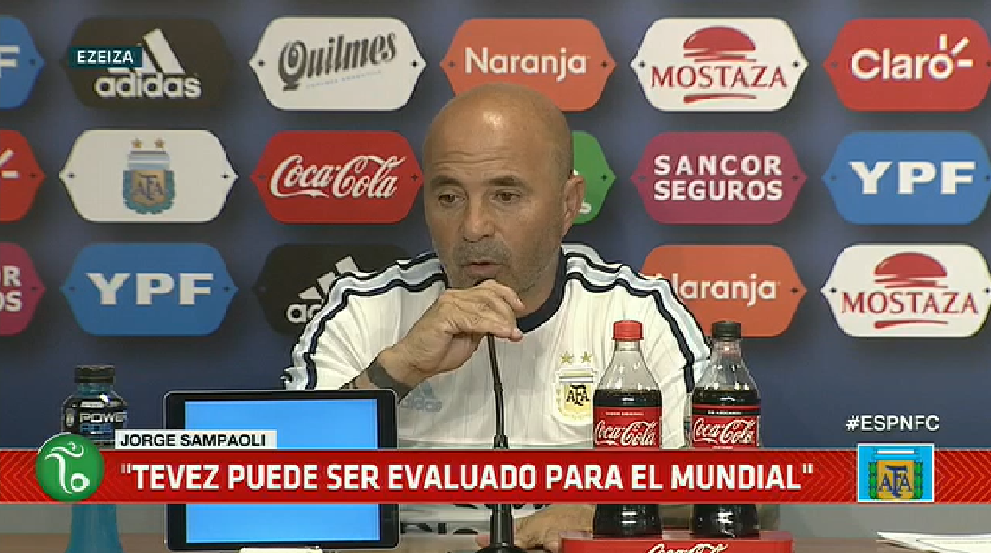 桑保利：如果有必要，会研究特维斯参加世界杯的可能性