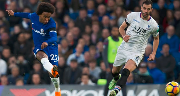 威廉远射破门吉鲁遗憾中柱，切尔西2-1水晶宫结束连败