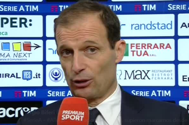 阿莱格里：尤文有些疲劳，基耶利尼伤情并不严重