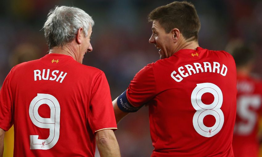 利物浦元老赛大名单及号码确认：拉什与杰拉德领衔