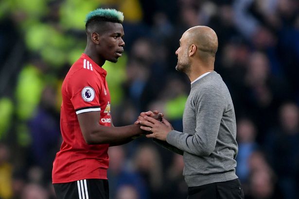 瓜迪奥拉：赛后只是去祝贺博格巴，需要尽快取得联赛冠军