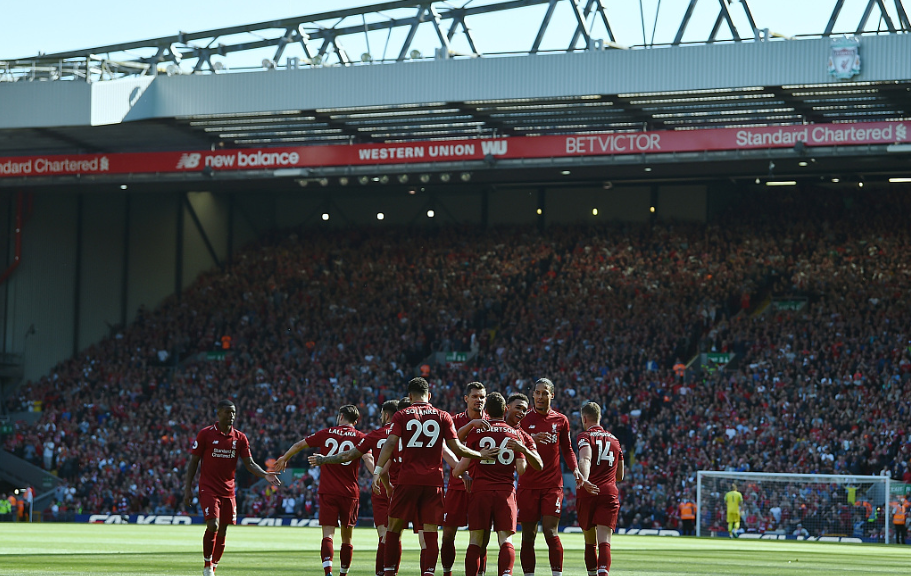 安菲尔德！利物浦成英格兰唯一一支联赛主场不败球队