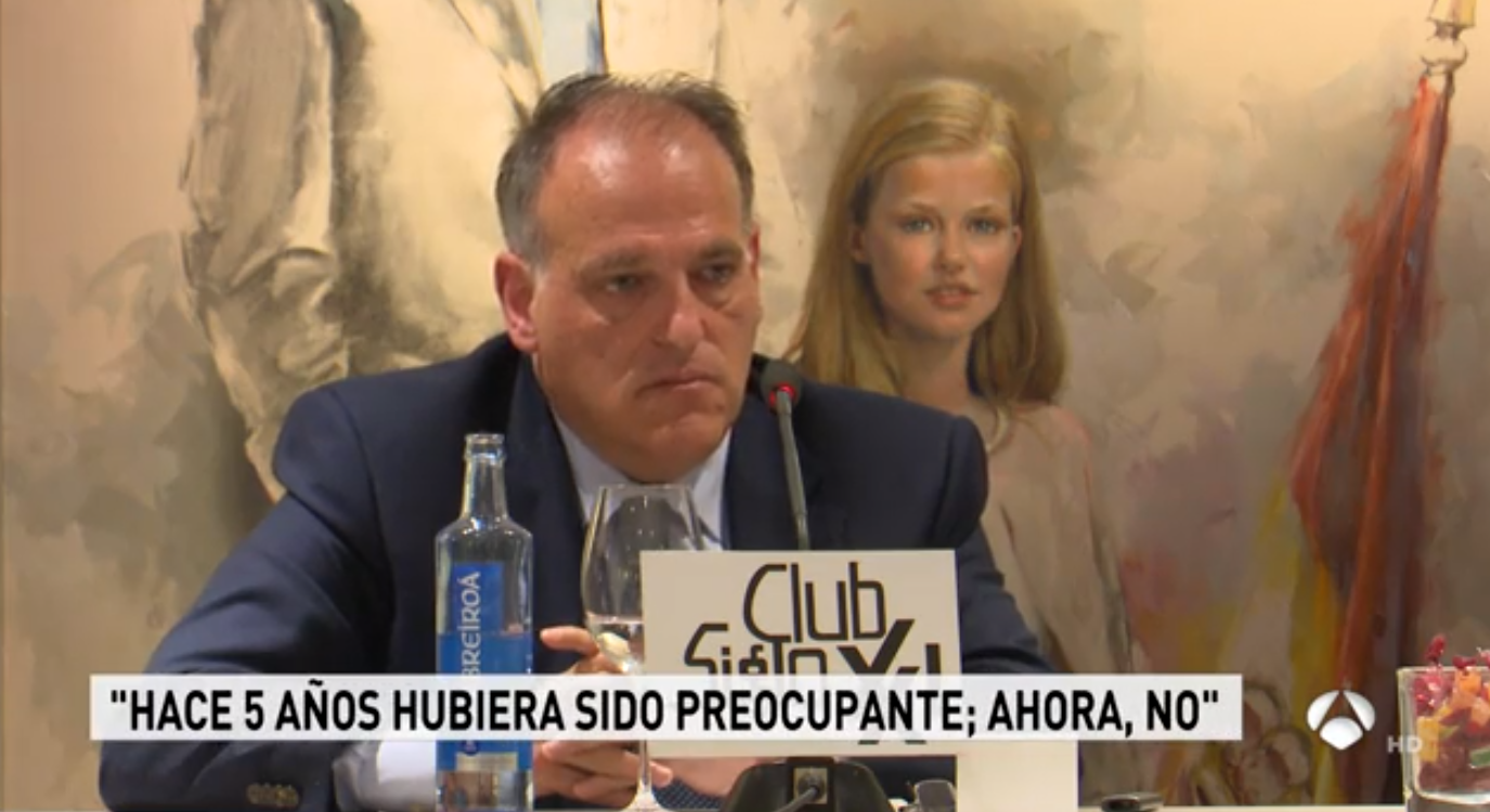 Laliga主席：不担心<a href=https://www.310bf.com/tags-C%E7%BD%97-0.html target=_blank class=infotextkey>C罗</a>，少了谁<a href=https://www.310bf.com/tags-%E8%A5%BF%E7%94%B2-0.html target=_blank class=infotextkey>西甲</a>的收入也不会少