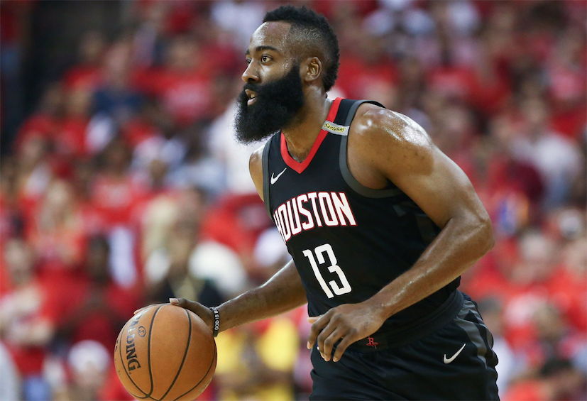 西决抢七半场战报:哈登16+4+4+4火箭领先11分