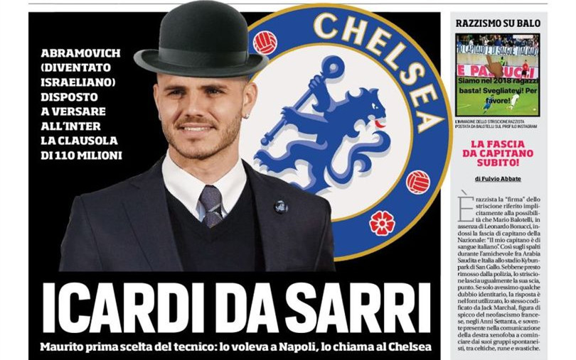 曝<a href=https://www.310bf.com/tags-%E5%88%87%E5%B0%94%E8%A5%BF-0.html target=_blank class=infotextkey>切尔西</a>愿意支付1.1亿解约金买下伊卡尔迪