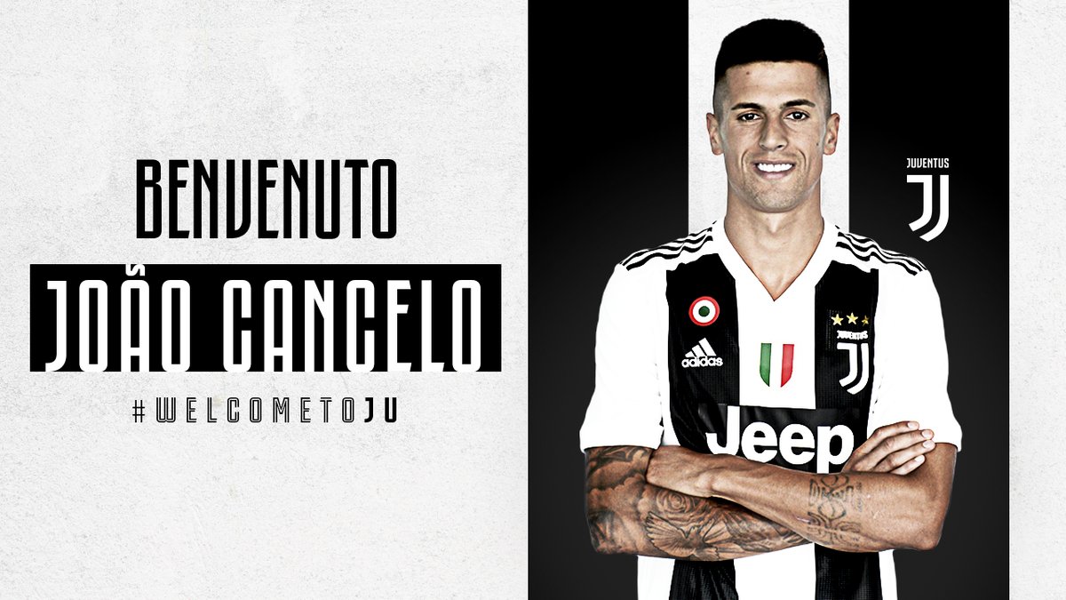 官方瓦伦西亚边卫坎塞洛转会加盟尤文图斯