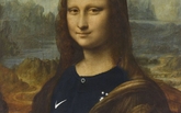 调皮！卢浮宫为蒙娜丽莎“穿上”夺冠两星球衣，庆祝法国队夺冠