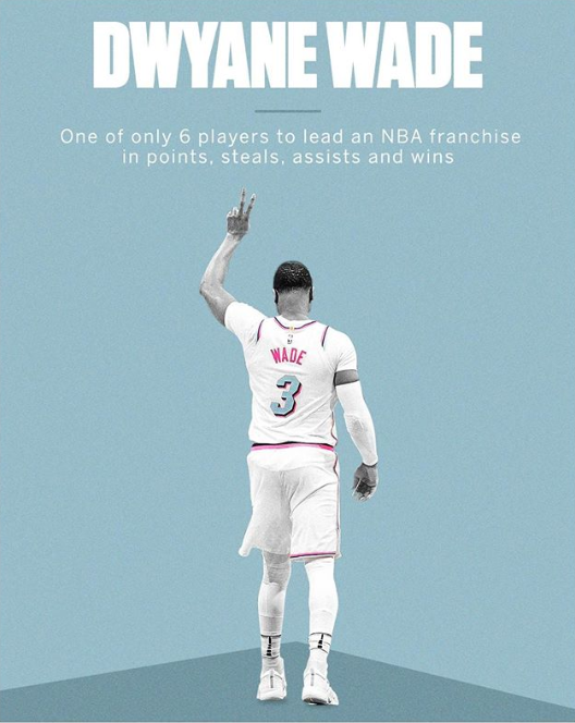 媒体发布韦德照片:令人难以置信的球员