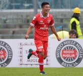 官方：佩鲁贾将从卡利亚里租借朝鲜小将韩光宋一年