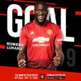 GIF：卢卡库为曼联扳回一城，场上比分2-1