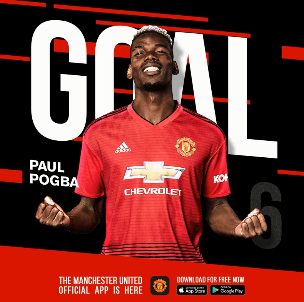 GIF：费莱尼造点，博格巴点球破门补时扳回一球