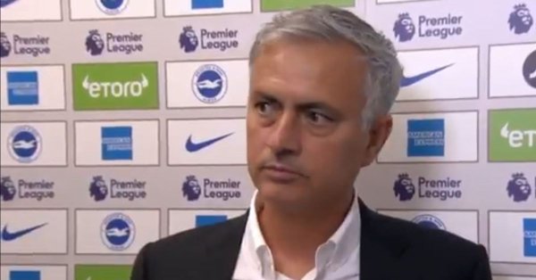 穆里尼奥：球队犯了错就会受到惩罚，布莱顿配得上胜利