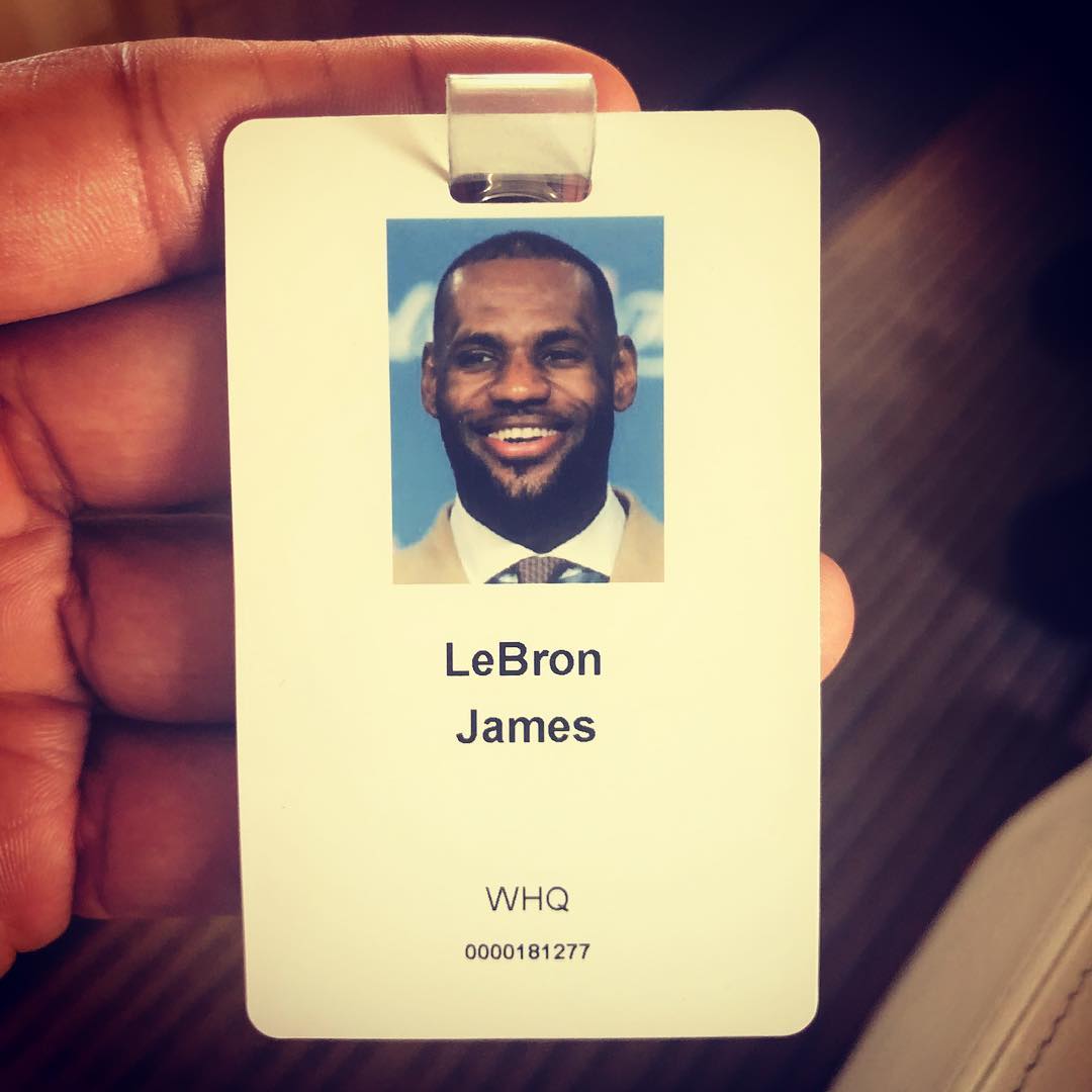 去哪儿工作了?詹姆斯商业伙伴展示詹姆斯的工