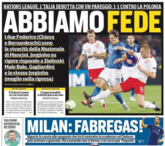 罗马体育报：AC米兰已经接触法布雷加斯