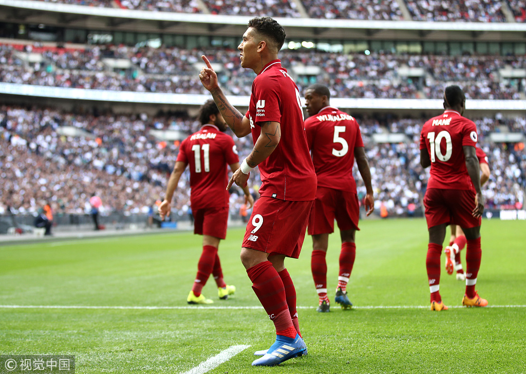 GIF：马内传中造混乱，菲尔米诺打空门扩大领先