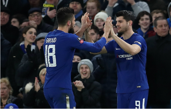 吉鲁：与莫拉塔的竞争有助于球队不断进步