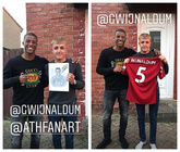 爱豆从天而降，维纳尔杜姆亲自给Ins球迷主页君给送礼