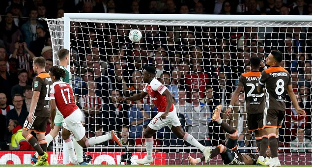 联赛杯：维尔贝克双响拉卡泽特破门，阿森纳3-1布伦特福德