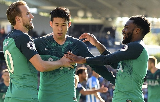凯恩头顶脚踢梅开二度,热刺客场2-0哈镇
