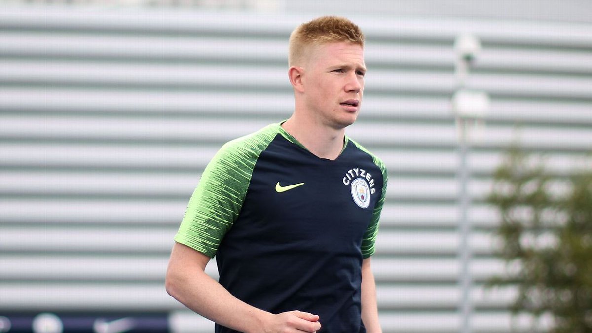 ESPN：德布劳内会复出出战曼城对伯恩利的比赛