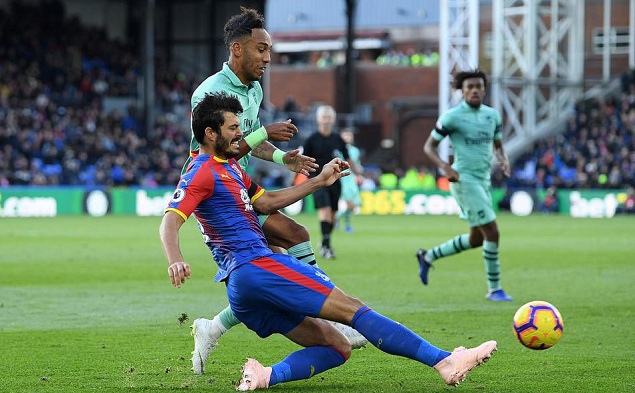 扎卡世界波奥巴梅扬破门，阿森纳客场2-2水晶宫连胜终结