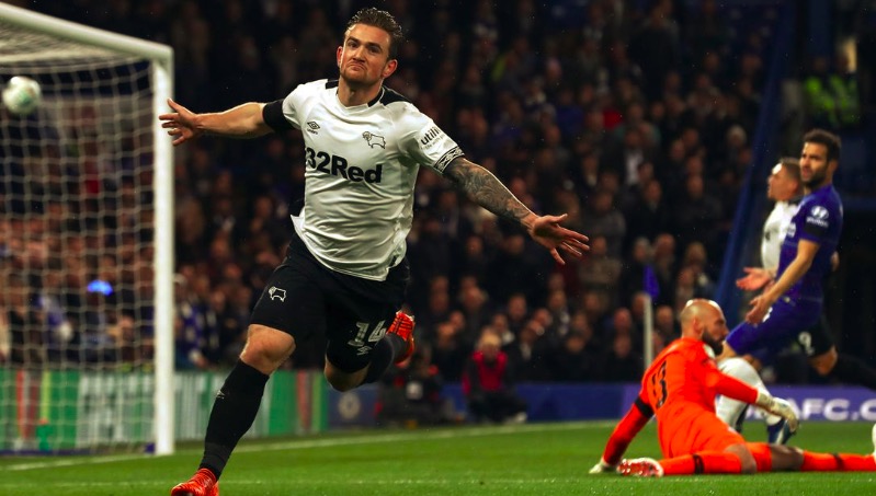 德比郡前锋：难以置信能为兰帕德在斯坦福桥踢客场