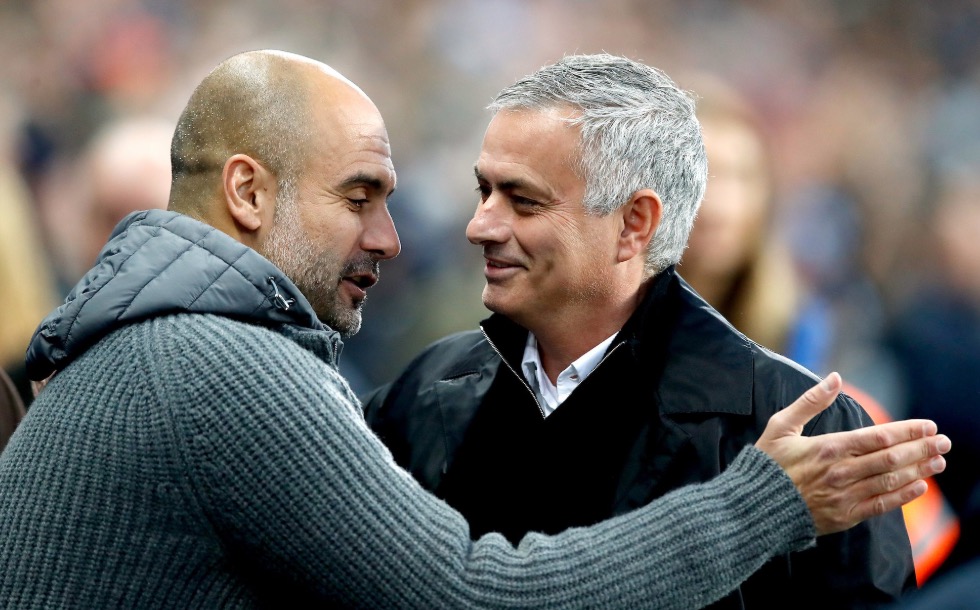 瓜迪奥拉已11次击败穆里尼奥，多于战胜其他任何教练