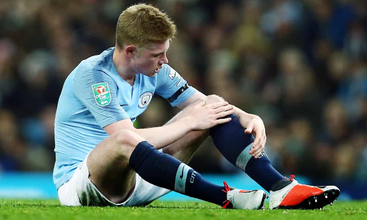 卫报：德布劳内恢复顺利，将于12月初提前回归赛场