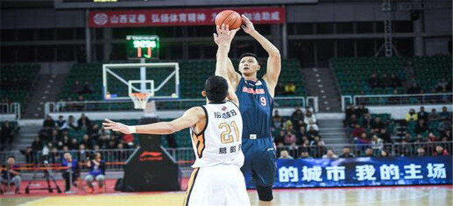 易建联22分，广东客场大胜山西