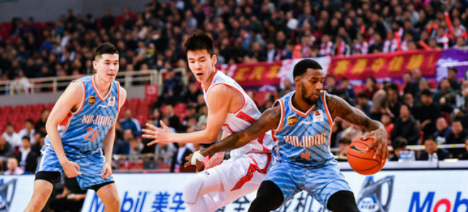 郭昊文24分创其CBA生涯得分新高