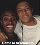 奥运冠军法拉赫鼓励姆巴佩：来阿森纳吧，兄弟