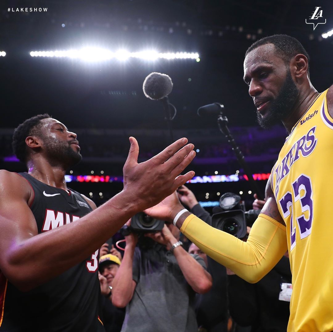 韦德:若湖人进入前三,詹姆斯有很大机会赢得MVP