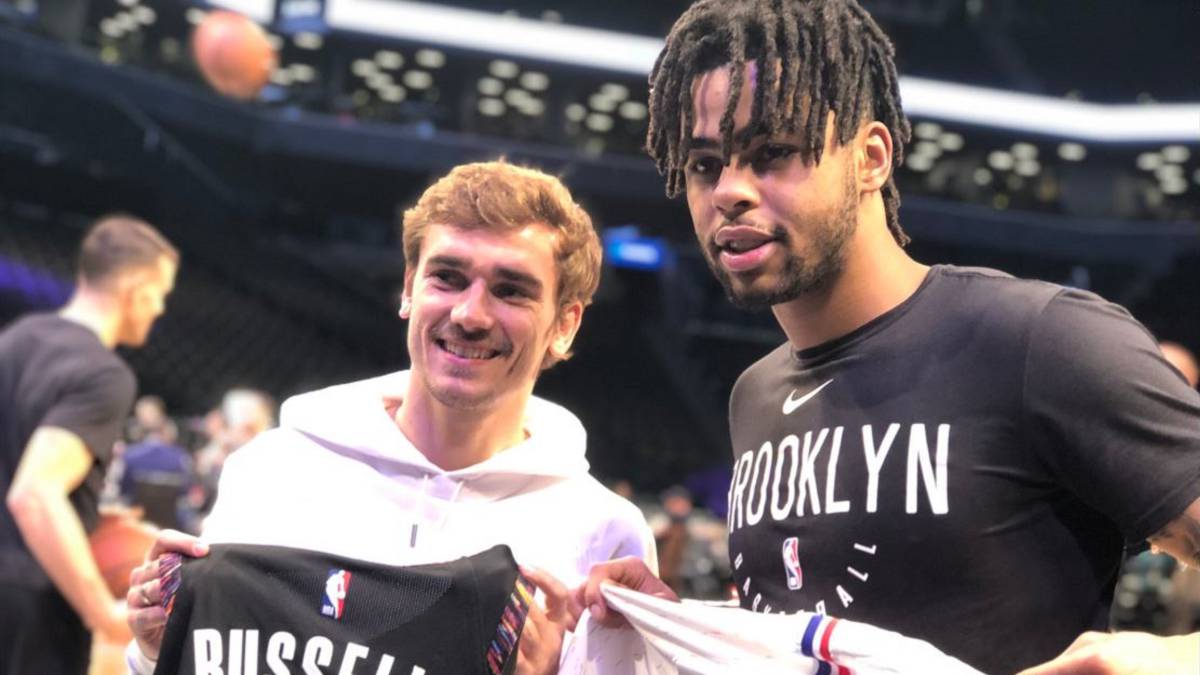 忙里偷闲！格列兹曼周末联赛后飞赴美国观看NBA比赛