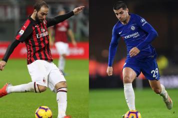 米体：米兰方面现在认为莫拉塔和伊瓜因互换不会有好处