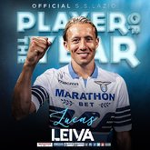 官方：卢卡斯当选拉齐奥年度最佳球员