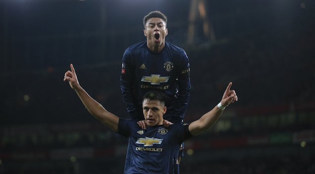 半场：桑切斯林加德两连击，<a href=https://www.310bf.com/tags-%E6%9B%BC%E8%81%94-0.html target=_blank class=infotextkey>曼联</a>2-1<a href=https://www.310bf.com/tags-%E9%98%BF%E6%A3%AE%E7%BA%B3-0.html target=_blank class=infotextkey>阿森纳</a>