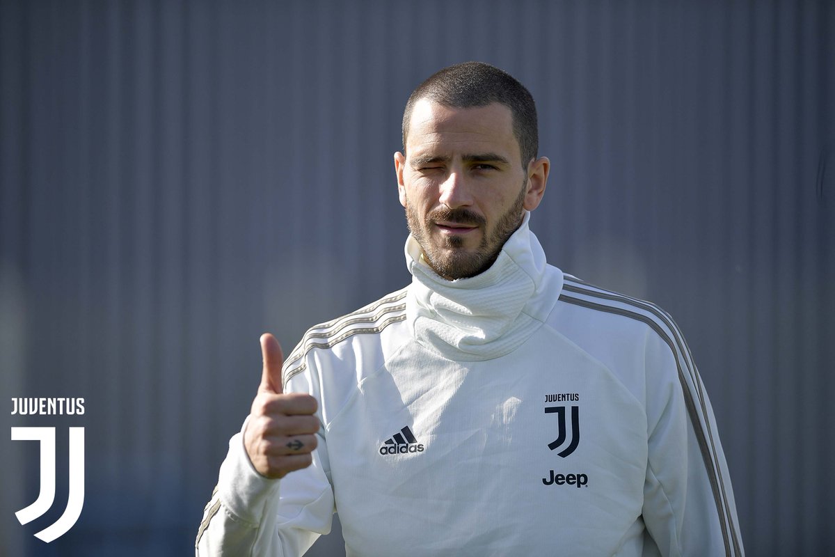 博努奇伤愈归队,今天全程参与尤文训练