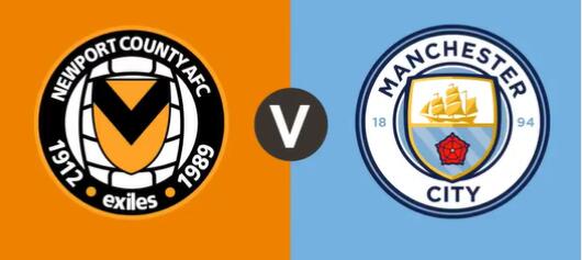 纽波特vs曼城：马赫雷斯萨内首发，阿圭罗轮休