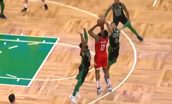 十佳球:哈登高难度后撤步三分,威少制胜中投