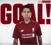 GIF：菲尔米诺推射空门得手，利物浦扳平比分