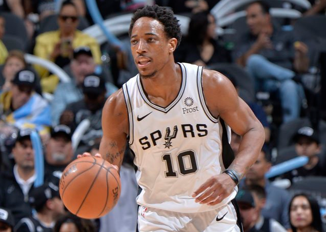 12投10中!德罗赞对骑士25分8助攻集锦