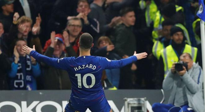 阿扎尔梅开二度伊瓜因中柱，<a href=https://www.310bf.com/tags-%E5%88%87%E5%B0%94%E8%A5%BF-0.html target=_blank class=infotextkey>切尔西</a>2-0西汉姆联