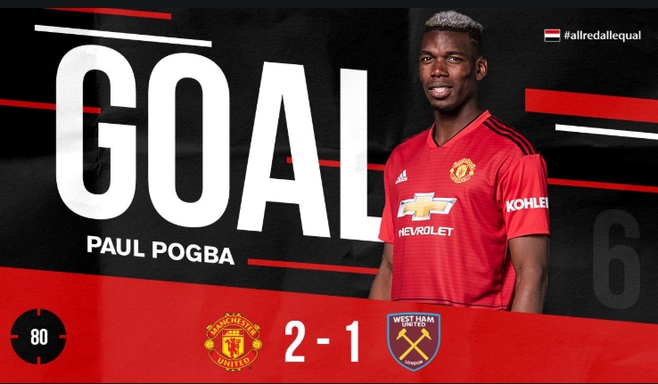 GIF：马夏尔造点，博格巴主罚点球梅开二度