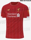 红金搭配，利物浦19-20赛季主场球衣谍照流出
