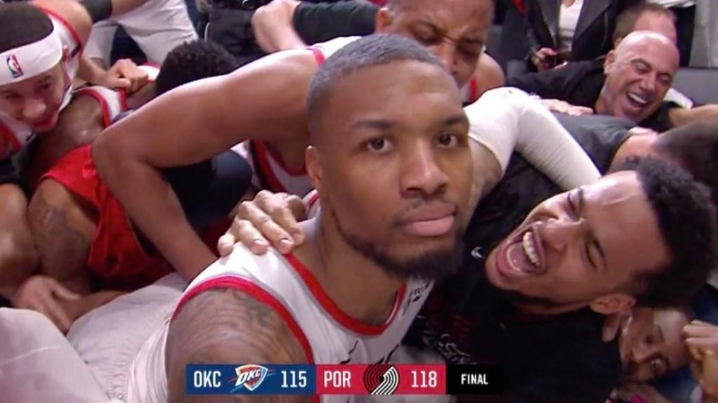 利拉德首轮场均33分，开拓者队史单个系列赛最高