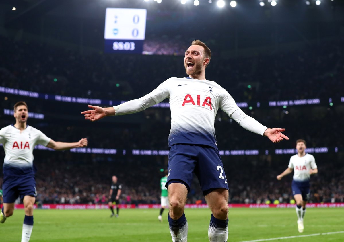 埃里克森绝杀助热刺取3分，凯恩兴奋发推：关键的胜利！