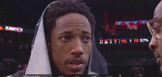 德罗赞谈客场抢七大战：要拼上自己的一切